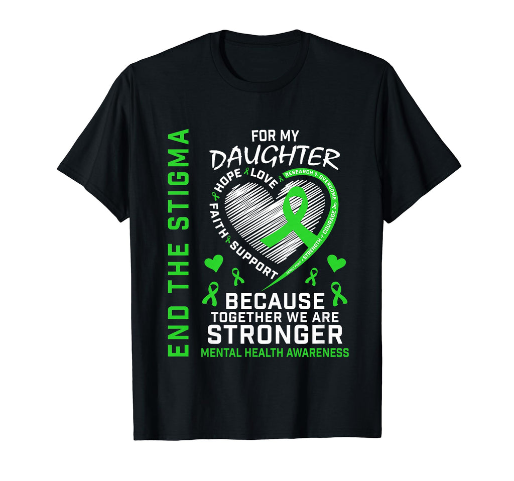 End Stigma Mental Health Matters T-Shirt - Custom Art Print for Adults - T-Shirt, Sweatshirt, Hoodie
