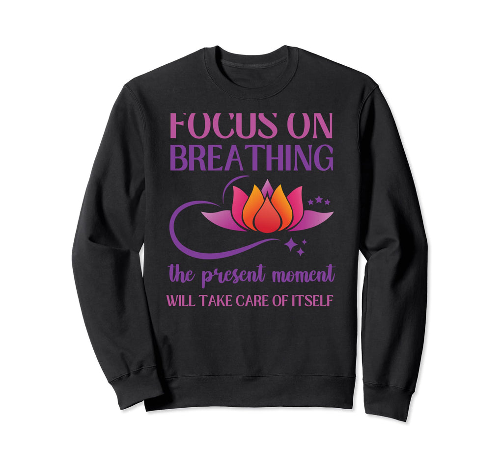 Yoga Meditation Mental Welness Sweatshirt - Aesthetic Graphic for Adults - T-Shirt, Sweatshirt, Hoodie