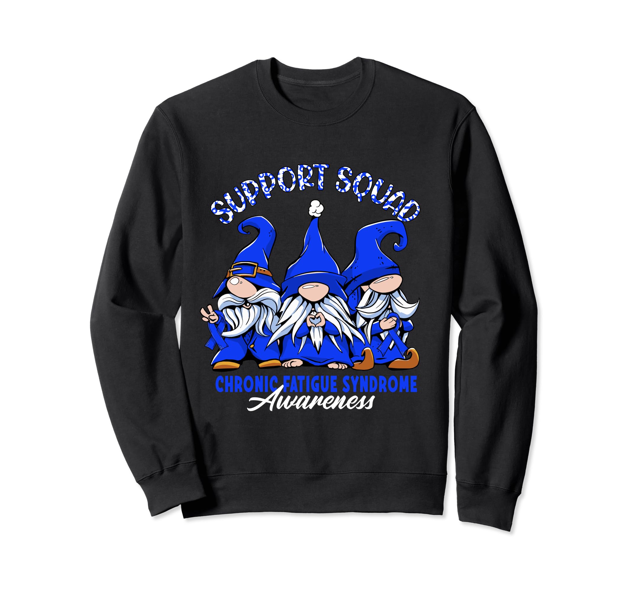 Support Awareness Squad I Me Cfs Sweatshirt - Aesthetic Graphic Unisex - T-Shirt, Sweatshirt, Hoodie
