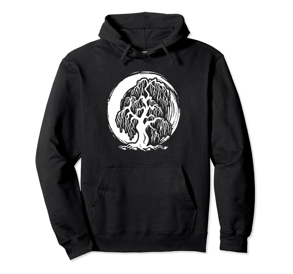 Mindfulness Weeping Willow Tree Meditation Hoodie - Graphic Print Unisex - T-Shirt, Sweatshirt, Hoodie