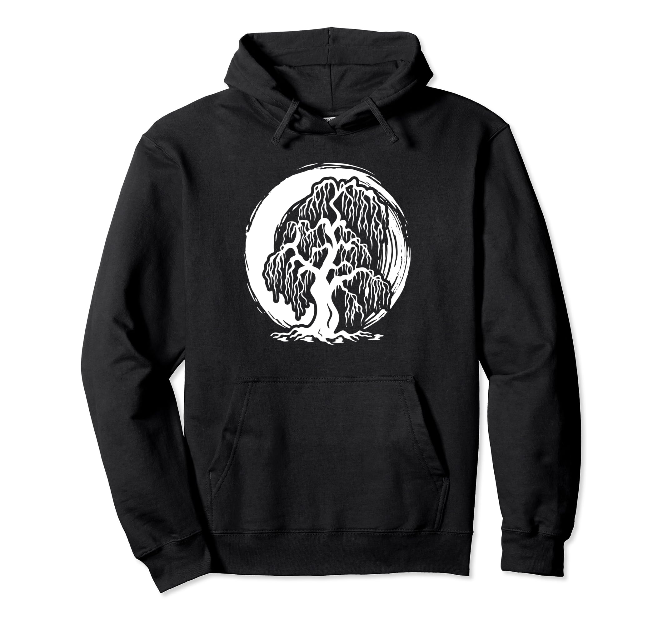 Mindfulness Weeping Willow Tree Meditation Hoodie - Graphic Print Unisex - T-Shirt, Sweatshirt, Hoodie