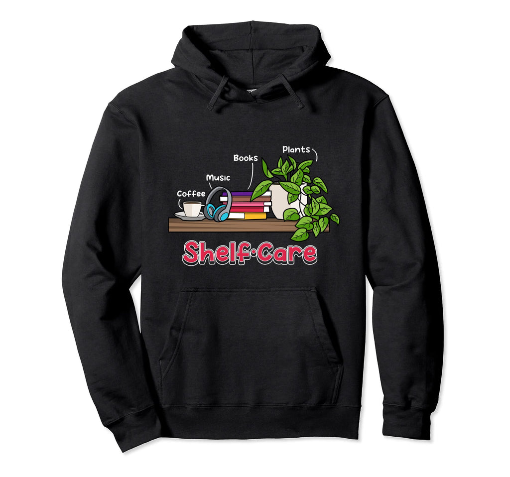 Shelf Care Books Coffee Plants Hoodie - Casual Everyday Wear for Adults - T-Shirt, Sweatshirt, Hoodie