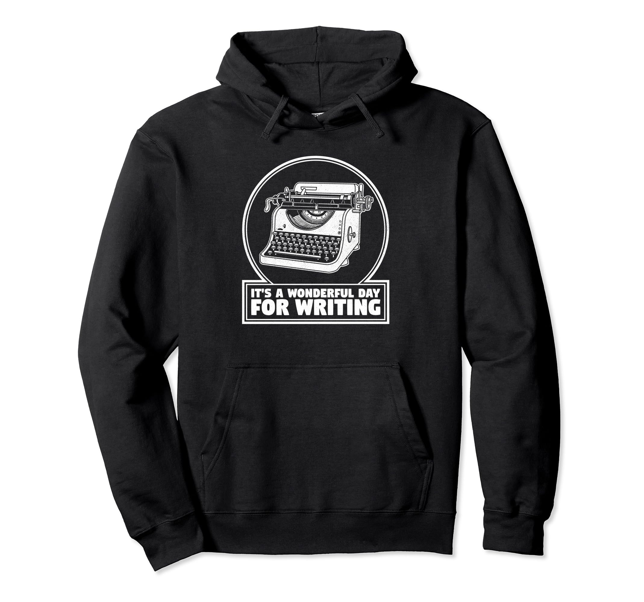 Typewriter Book Writing Literature Hoodie - Fun Novelty Design for Adults - T-Shirt, Sweatshirt, Hoodie