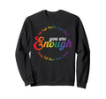 You Are Enough Rainbow Pride Flag Sweatshirt - Casual Everyday Wear Unisex - T-Shirt, Sweatshirt, Hoodie