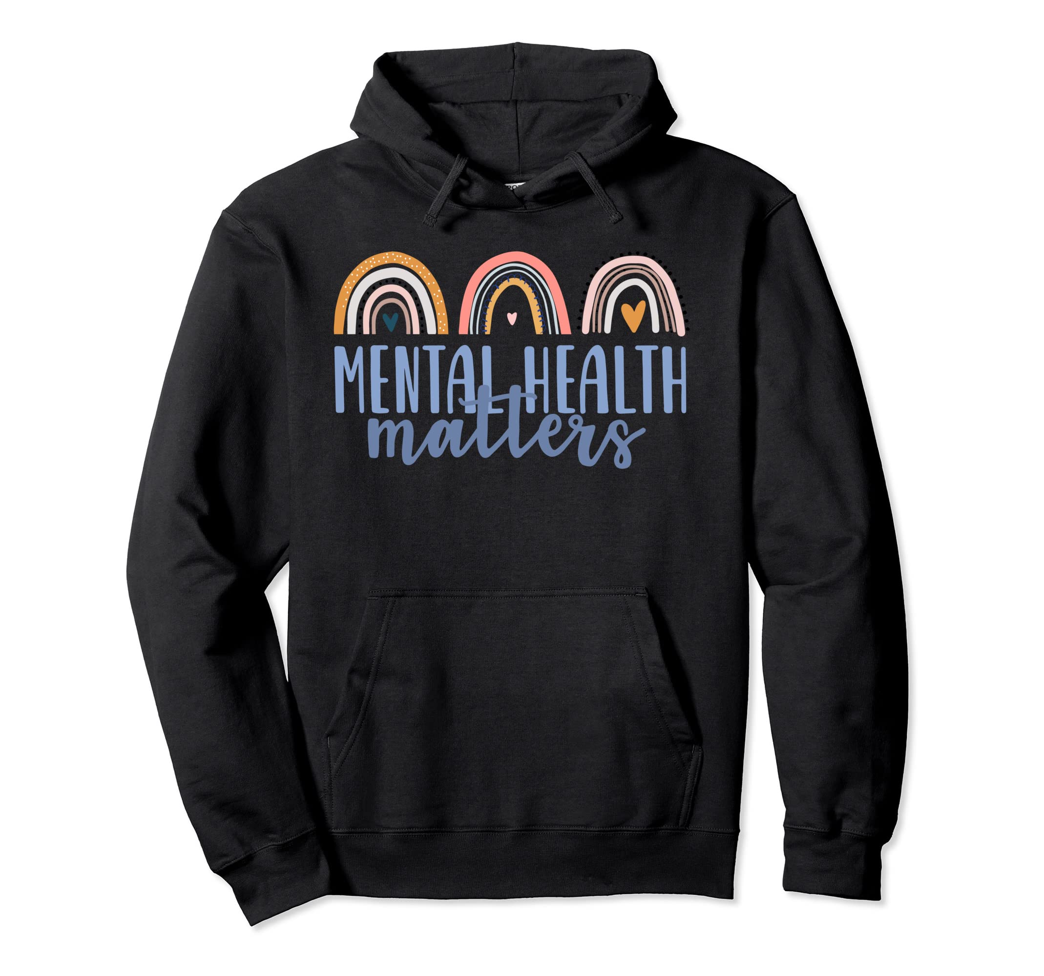 Mental Health Matters Gift End Stigma Hoodie - Unique Graphic for Adults - T-Shirt, Sweatshirt, Hoodie