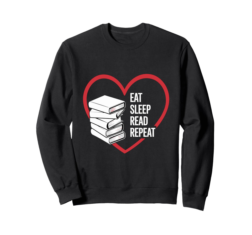 Book Reader Literature Funny Sweatshirt - Casual Everyday Wear Men Women - T-Shirt, Sweatshirt, Hoodie