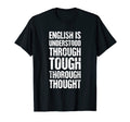 Funny Literature English Language T-Shirt - Aesthetic Graphic for Adults - T-Shirt, Sweatshirt, Hoodie