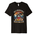 Hold Partner Im Overstimulated T-Shirt - Aesthetic Graphic for Adults - T-Shirt, Sweatshirt, Hoodie