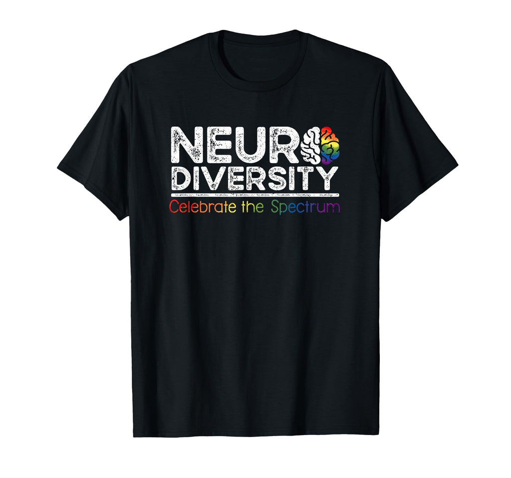 Neurodiversity Celebrate Mental Health T-Shirt - Graphic Print for Adults - T-Shirt, Sweatshirt, Hoodie
