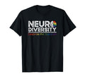 Neurodiversity Celebrate Mental Health T-Shirt - Graphic Print for Adults - T-Shirt, Sweatshirt, Hoodie