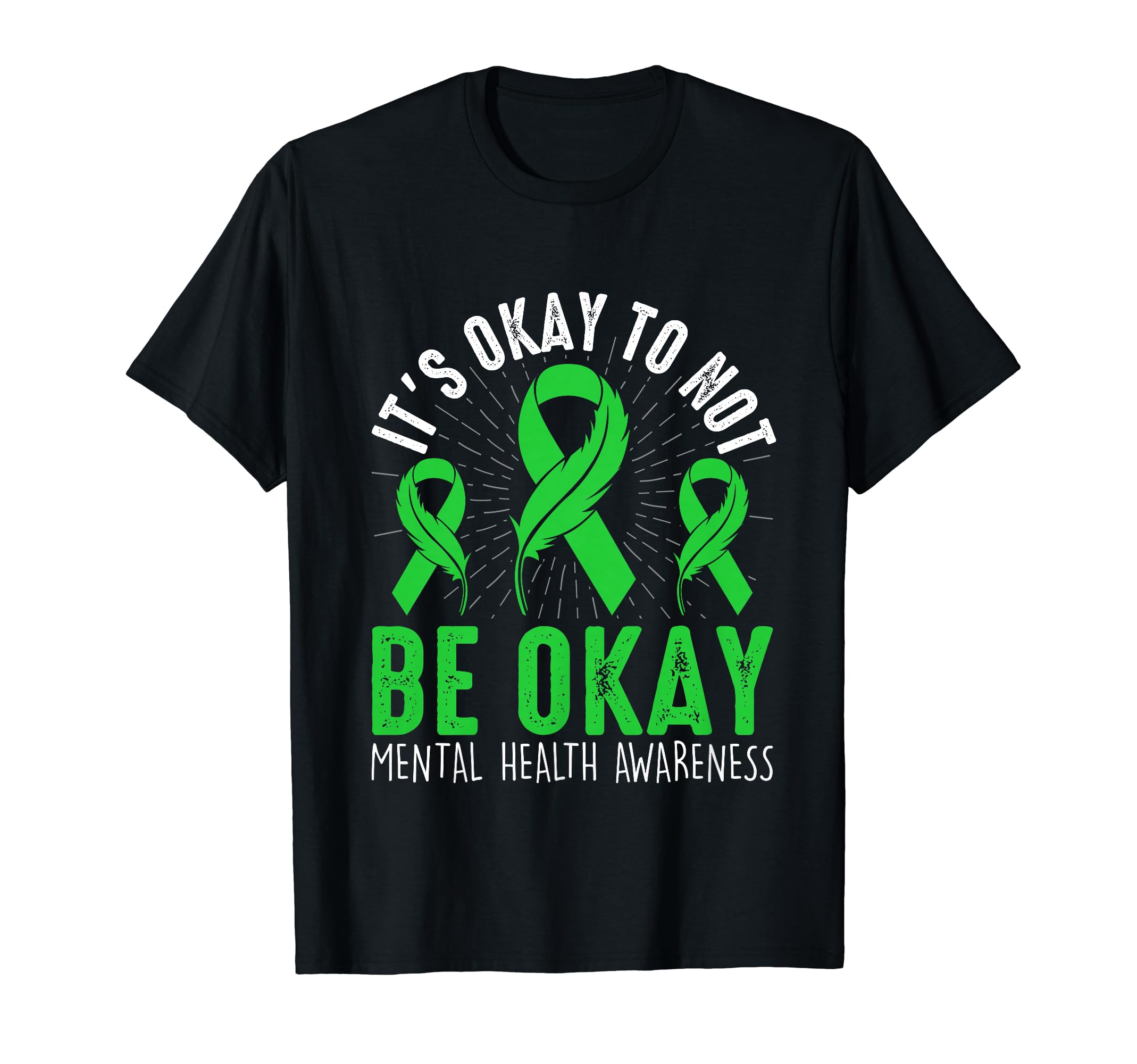 Its Okay To Not Be Okay Mental Health T-Shirt - Minimalist Print Unisex - T-Shirt, Sweatshirt, Hoodie