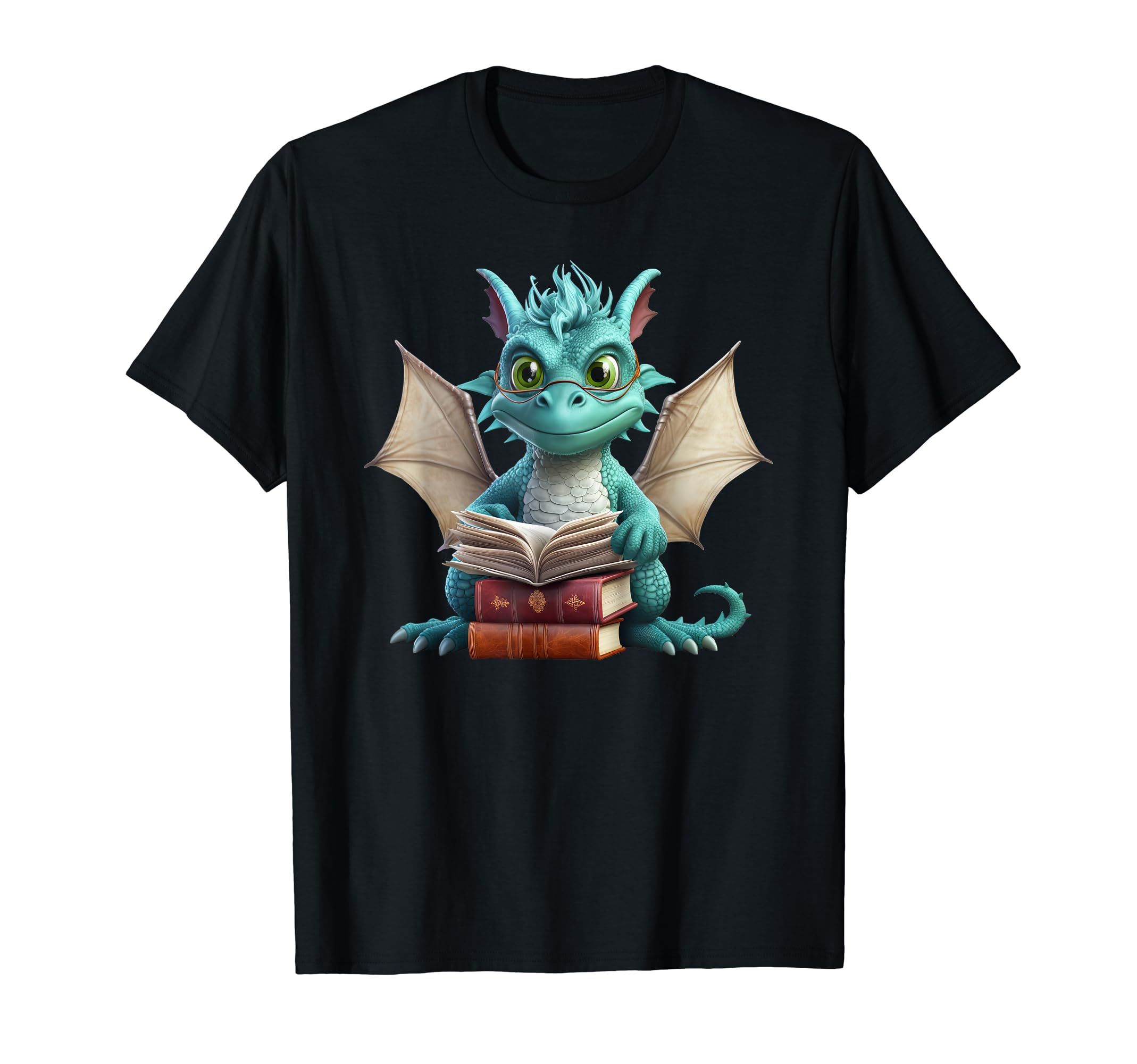 Chinese Year Dragon Dragon Books Colorful T-Shirt - Trendy Graphic Unisex - T-Shirt, Sweatshirt, Hoodie