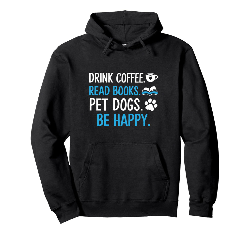 Books Reading Novelty Funny Coffee Hoodie - Minimalist Print for Adults - T-Shirt, Sweatshirt, Hoodie