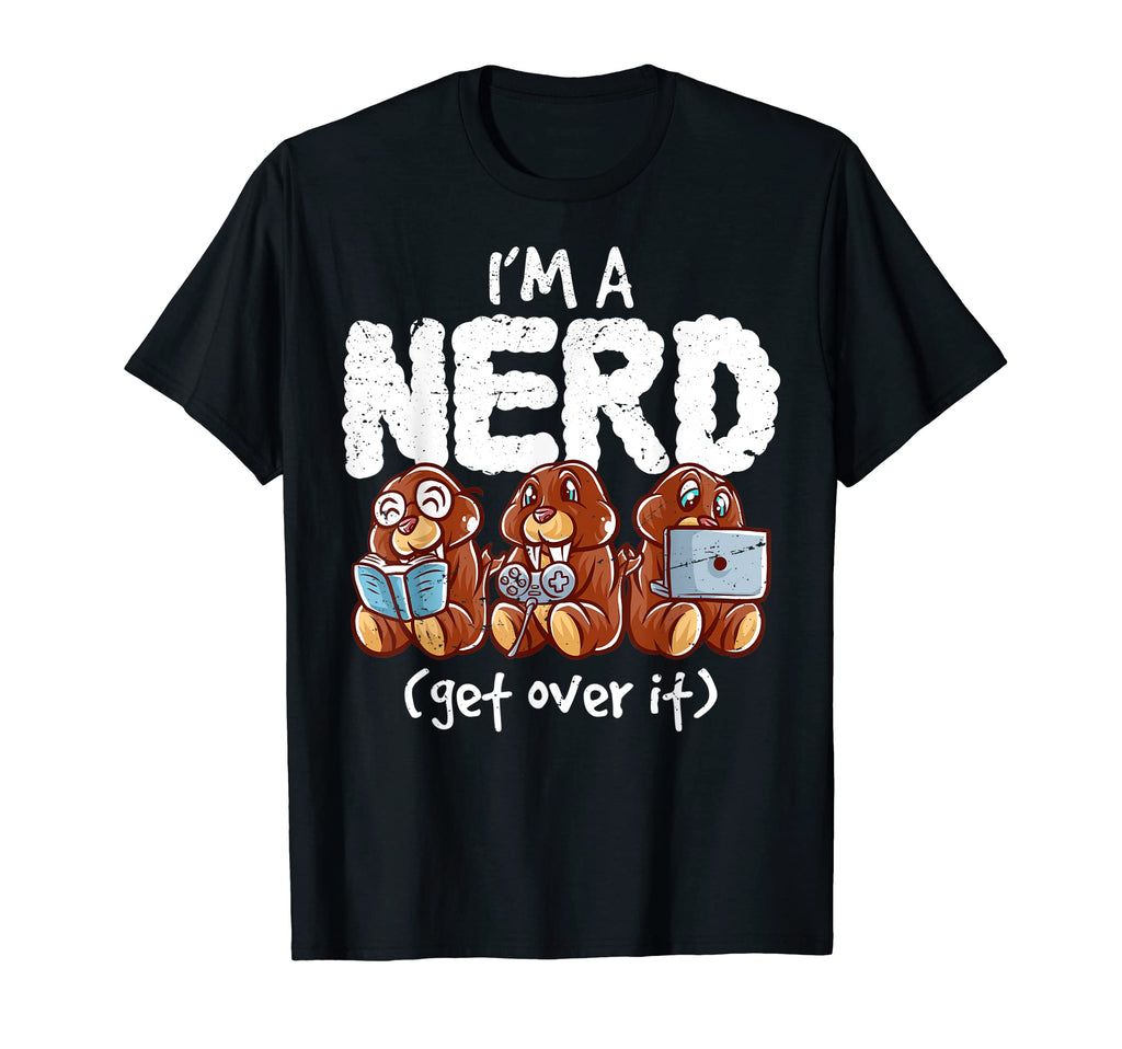Walrus Im Nerd Get Over It Nerdy T-Shirt - Minimalist Print for Adults - T-Shirt, Sweatshirt, Hoodie