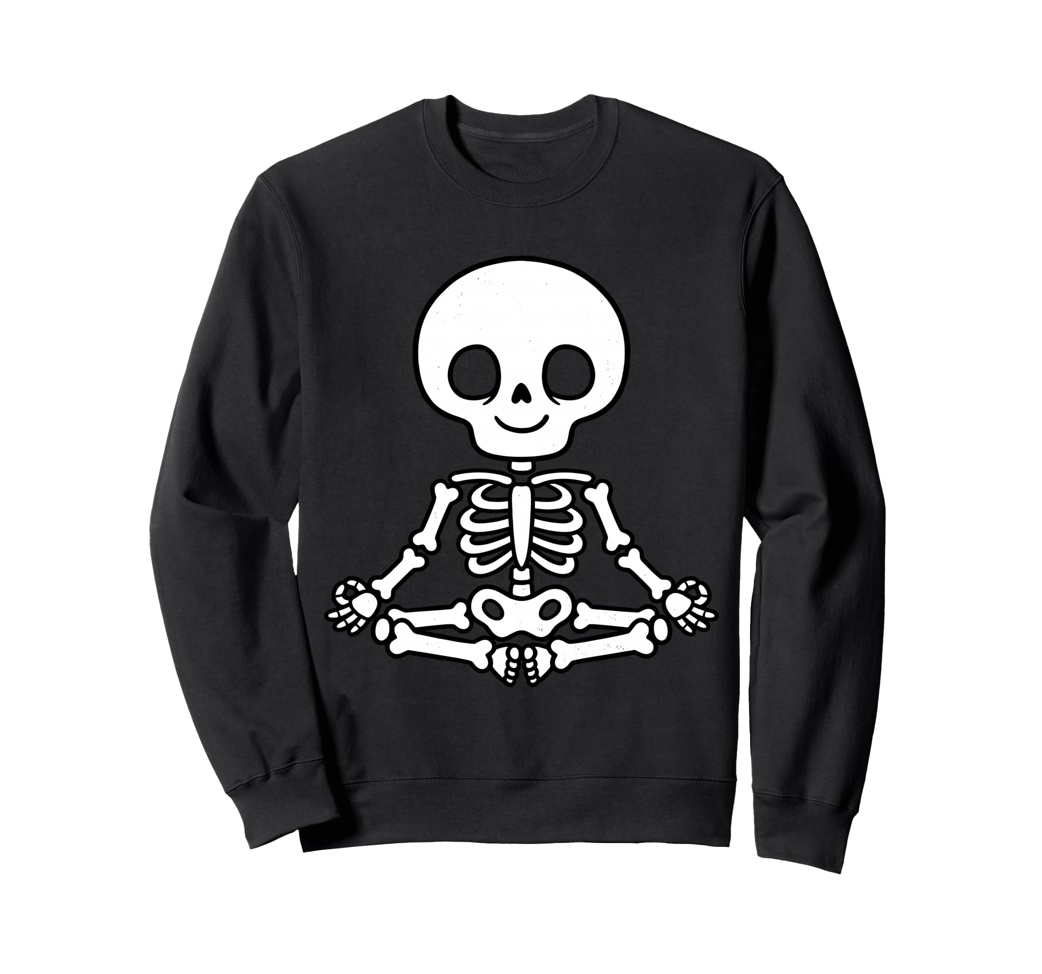 Funny Skeletons Yoga Meditation Sweatshirt - Casual Everyday Wear Unisex - T-Shirt, Sweatshirt, Hoodie