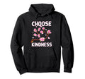 Choose Kindness Butterfly Flower Hoodie - Streetwear Style Men Women - T-Shirt, Sweatshirt, Hoodie