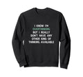Funny Overthinking Witty Sweatshirt - Aesthetic Graphic for Adults - T-Shirt, Sweatshirt, Hoodie