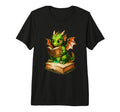 Dragon Reading Book Booish Teacher T-Shirt - Streetwear Style for Adults - T-Shirt, Sweatshirt, Hoodie