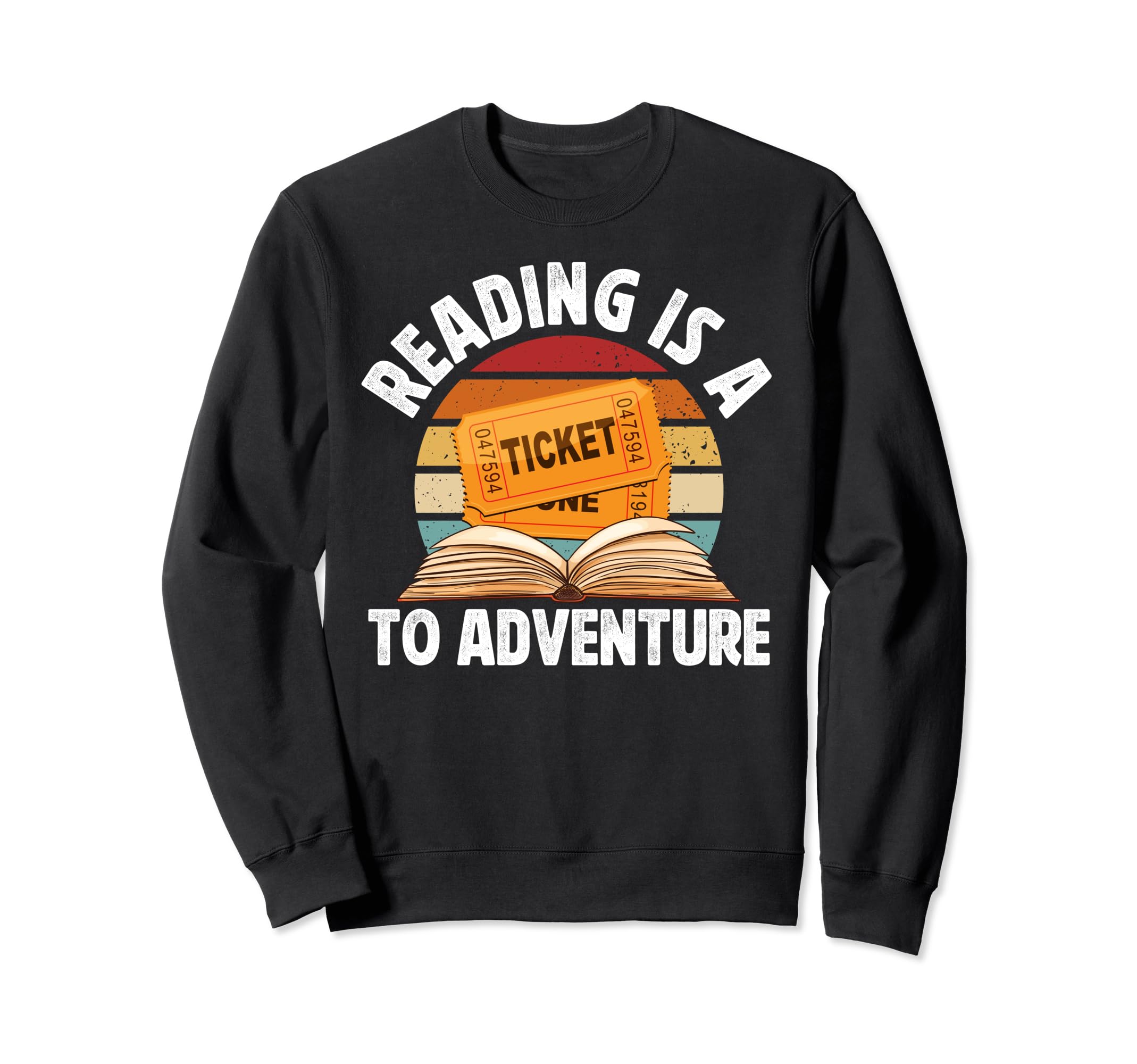 Reading Adventure Library Student Sweatshirt - Unique Graphic Men Women - T-Shirt, Sweatshirt, Hoodie