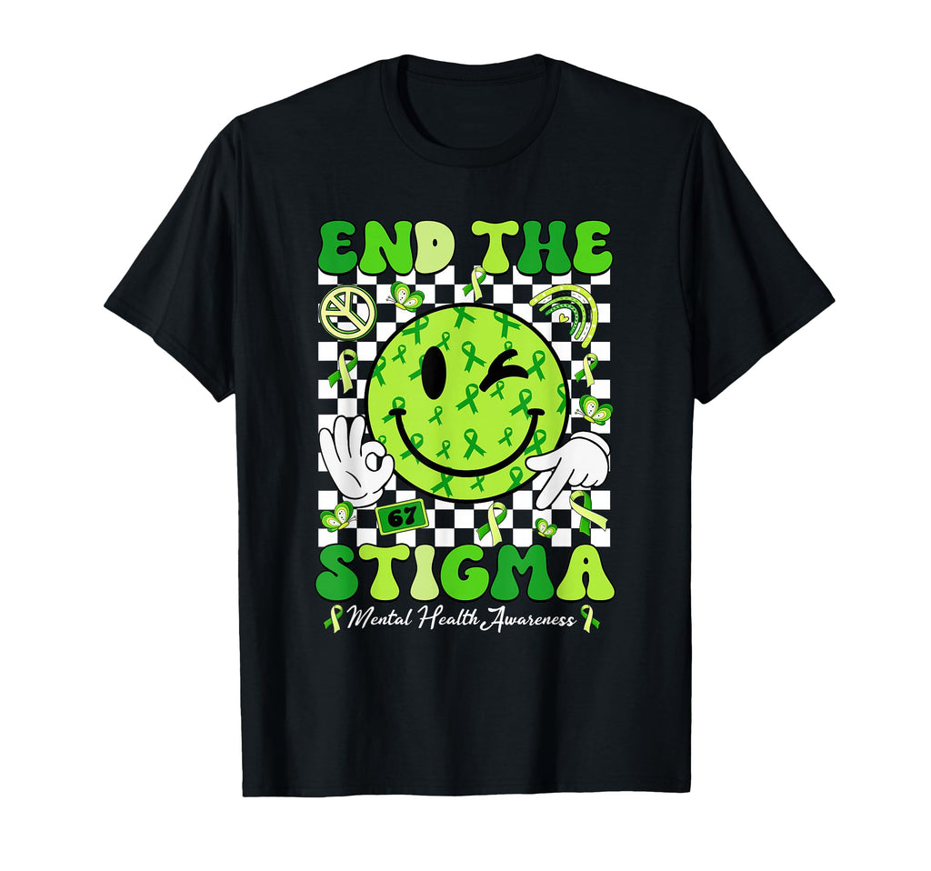 End Stigma Mental Health Matters T-Shirt - Graphic Print Men Women - T-Shirt, Sweatshirt, Hoodie