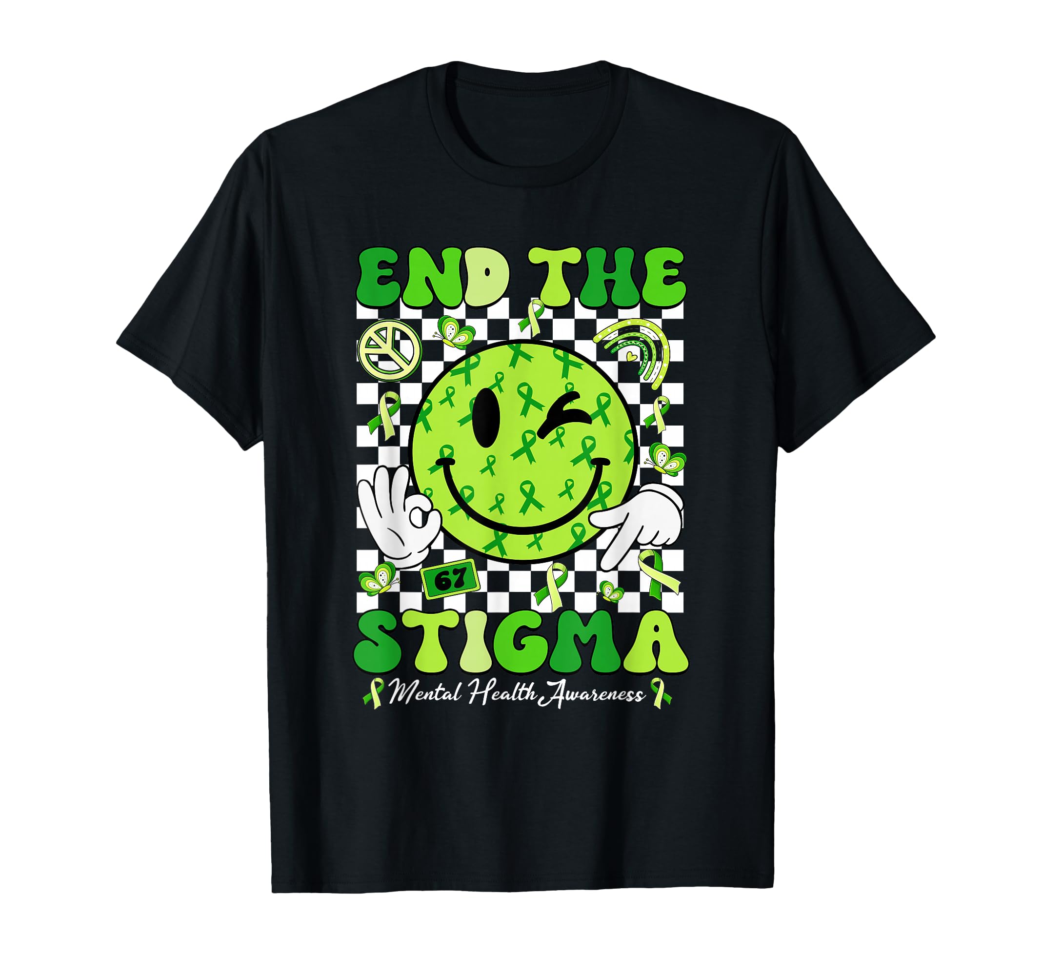 End Stigma Mental Health Matters T-Shirt - Graphic Print Men Women - T-Shirt, Sweatshirt, Hoodie