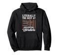 Literally Best Organizing Literature Hoodie - Trendy Graphic Unisex - T-Shirt, Sweatshirt, Hoodie