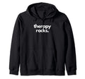 Therapy Rocks End Stigma Hoodie - Unique Graphic Men Women - T-Shirt, Sweatshirt, Hoodie