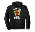 Chili Spicy Food Is Therapy Extra Pain Hoodie - Minimalist Print Men Women - T-Shirt, Sweatshirt, Hoodie