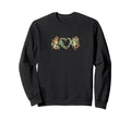 Cherubs Angels Heart Florals Sweatshirt - Aesthetic Graphic Men Women - T-Shirt, Sweatshirt, Hoodie