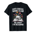 Anti Social Book Club Go Away Im Reading T-Shirt - Graphic Print for Adults - T-Shirt, Sweatshirt, Hoodie