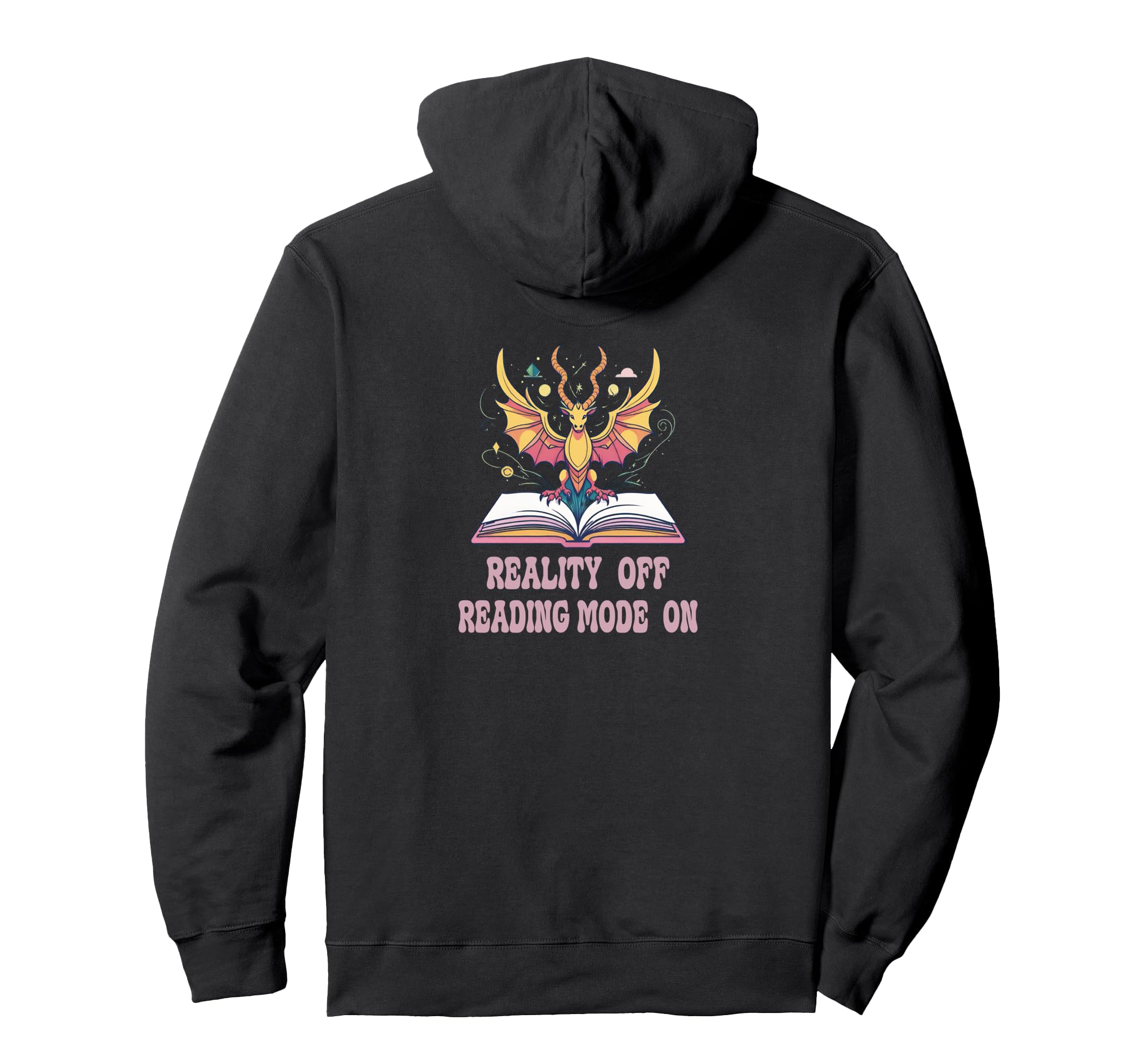 Book Worm Book Stack Reading Addict Hoodie - Novelty Apparel for Adults - T-Shirt, Sweatshirt, Hoodie