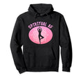 Spiritual Af Yoga Pose Meditation Hoodie - Minimalist Print Men Women - T-Shirt, Sweatshirt, Hoodie