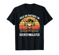 Hold Partner Im Overstimulated Cowboy T-Shirt - Unique Graphic for Adults - T-Shirt, Sweatshirt, Hoodie