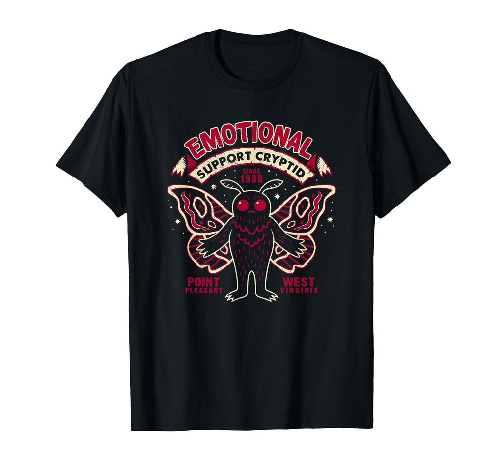 Emotional Cryptid Support Funny Dark T-Shirt - Trendy Graphic for Adults - T-Shirt, Sweatshirt, Hoodie
