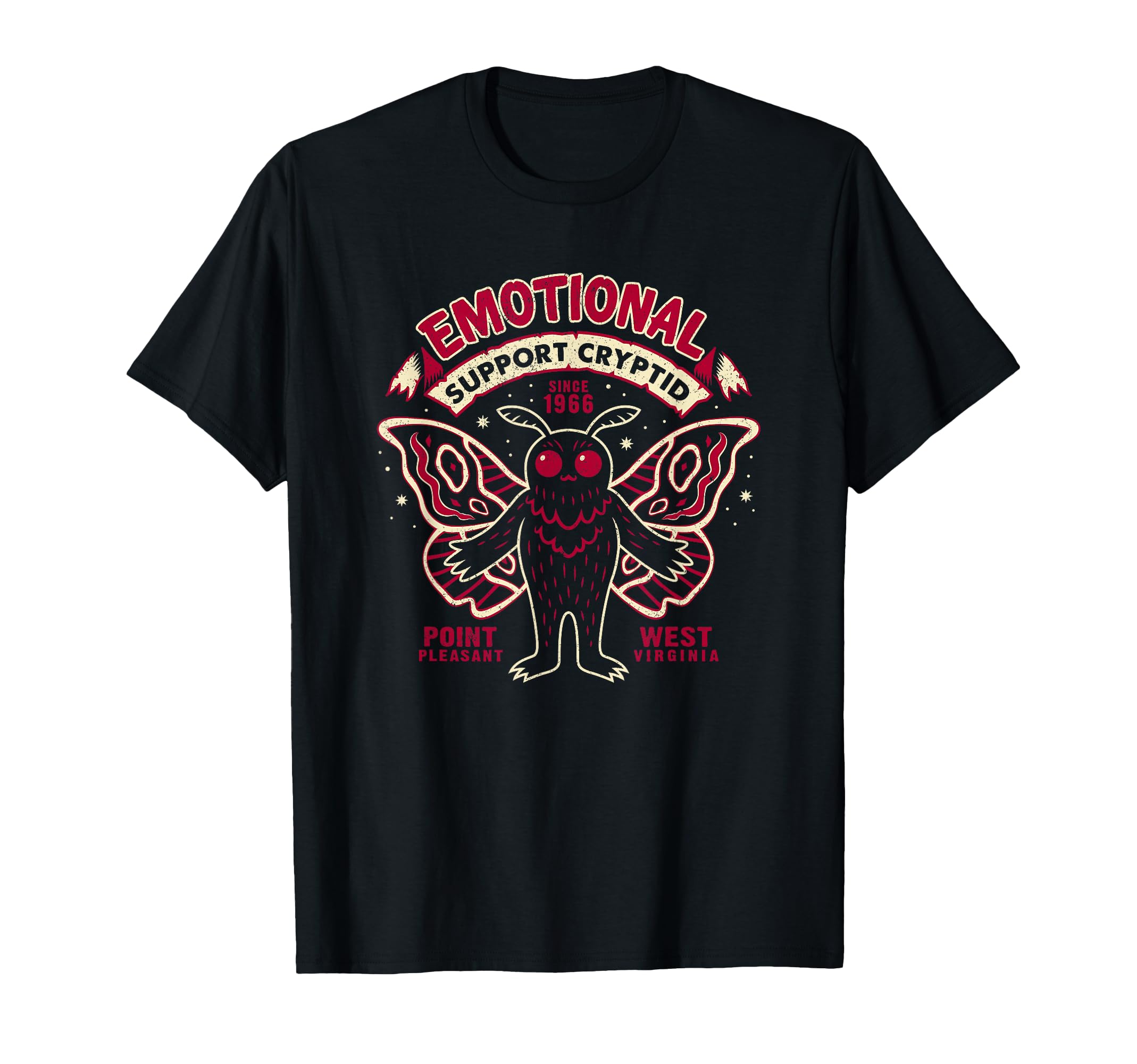 Emotional Cryptid Support Funny Dark T-Shirt - Trendy Graphic for Adults - T-Shirt, Sweatshirt, Hoodie