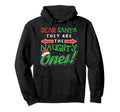 Dear Santa They Are Naughty Ones Funny Hoodie - Unique Graphic for Adults - T-Shirt, Sweatshirt, Hoodie
