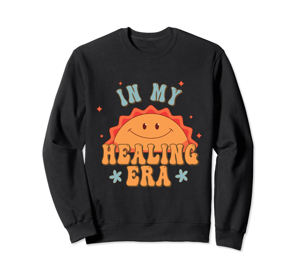 My Healing Era Boho Depression Anxiety Sweatshirt - Graphic Print Men Women - T-Shirt, Sweatshirt, Hoodie