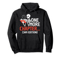 One More Chapter 3Am Skeleton Reading Hoodie - Minimalist Print for Adults - T-Shirt, Sweatshirt, Hoodie