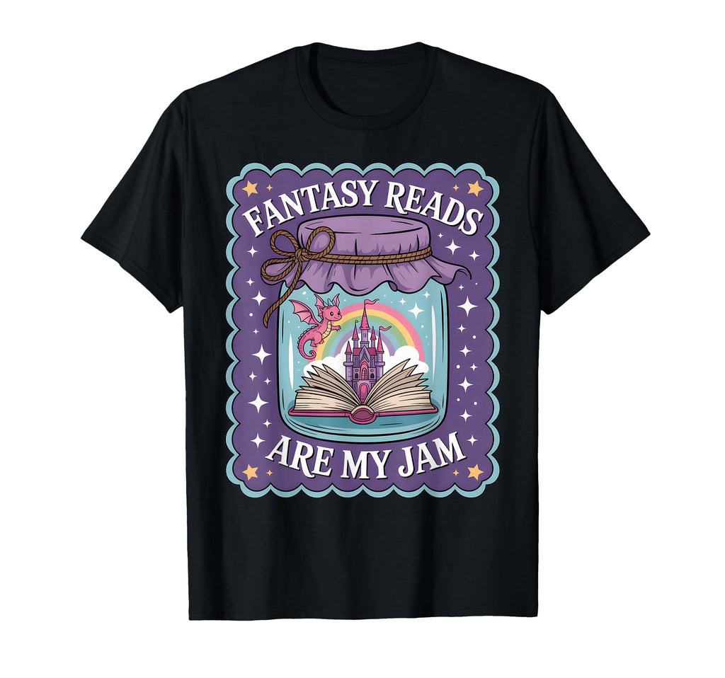 Fantasy Lovers Are My Jam Book Lover T-Shirt - Minimalist Print for Adults - T-Shirt, Sweatshirt, Hoodie