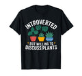 Introverted But Willing To Discuss T-Shirt - Minimalist Print for Adults - T-Shirt, Sweatshirt, Hoodie
