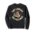 Tiny Library Librarian Book Nerd Sweatshirt - Custom Art Print for Adults - T-Shirt, Sweatshirt, Hoodie