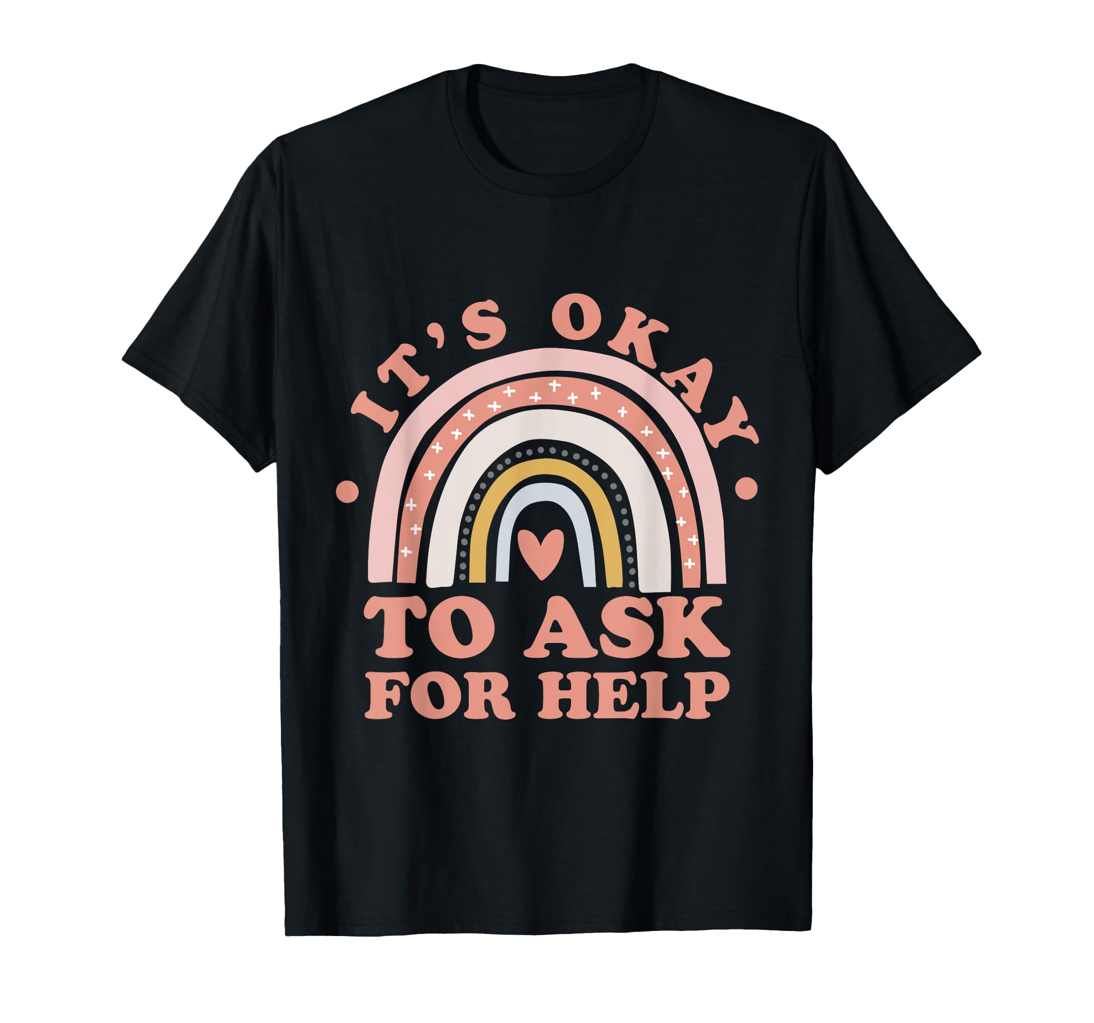 Its Ok To Ask Help Mental Health T-Shirt - Aesthetic Graphic for Adults - T-Shirt, Sweatshirt, Hoodie