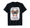 Just Who Loves Dragons And Books T-Shirt - Novelty Apparel Unisex - T-Shirt, Sweatshirt, Hoodie