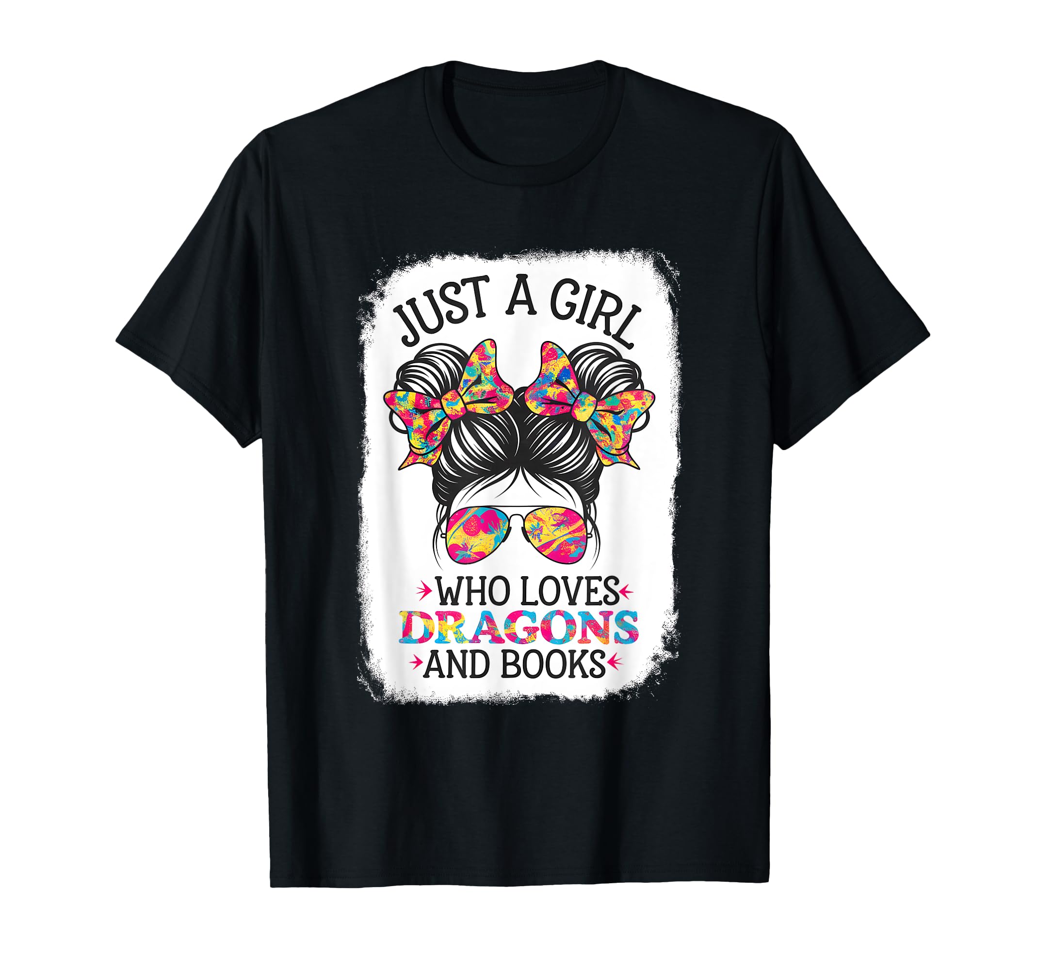 Just Who Loves Dragons And Books T-Shirt - Novelty Apparel Unisex - T-Shirt, Sweatshirt, Hoodie