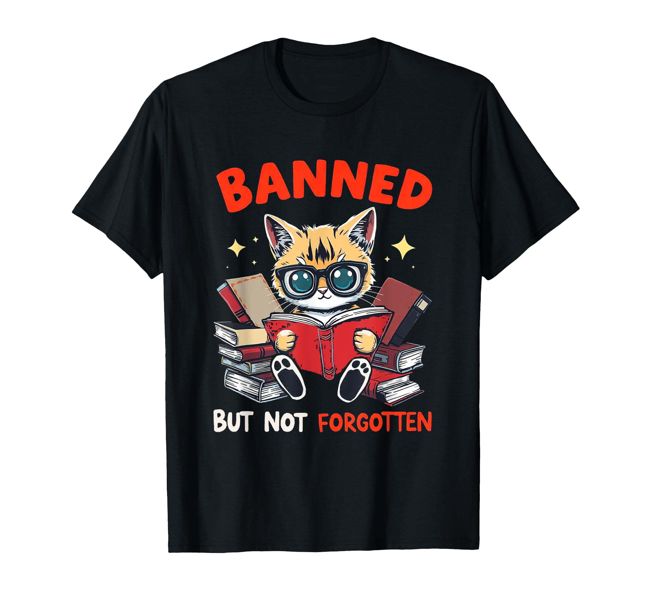 Rebel Cat Reader Book Club Or T-Shirt - Fun Novelty Design Unisex - T-Shirt, Sweatshirt, Hoodie