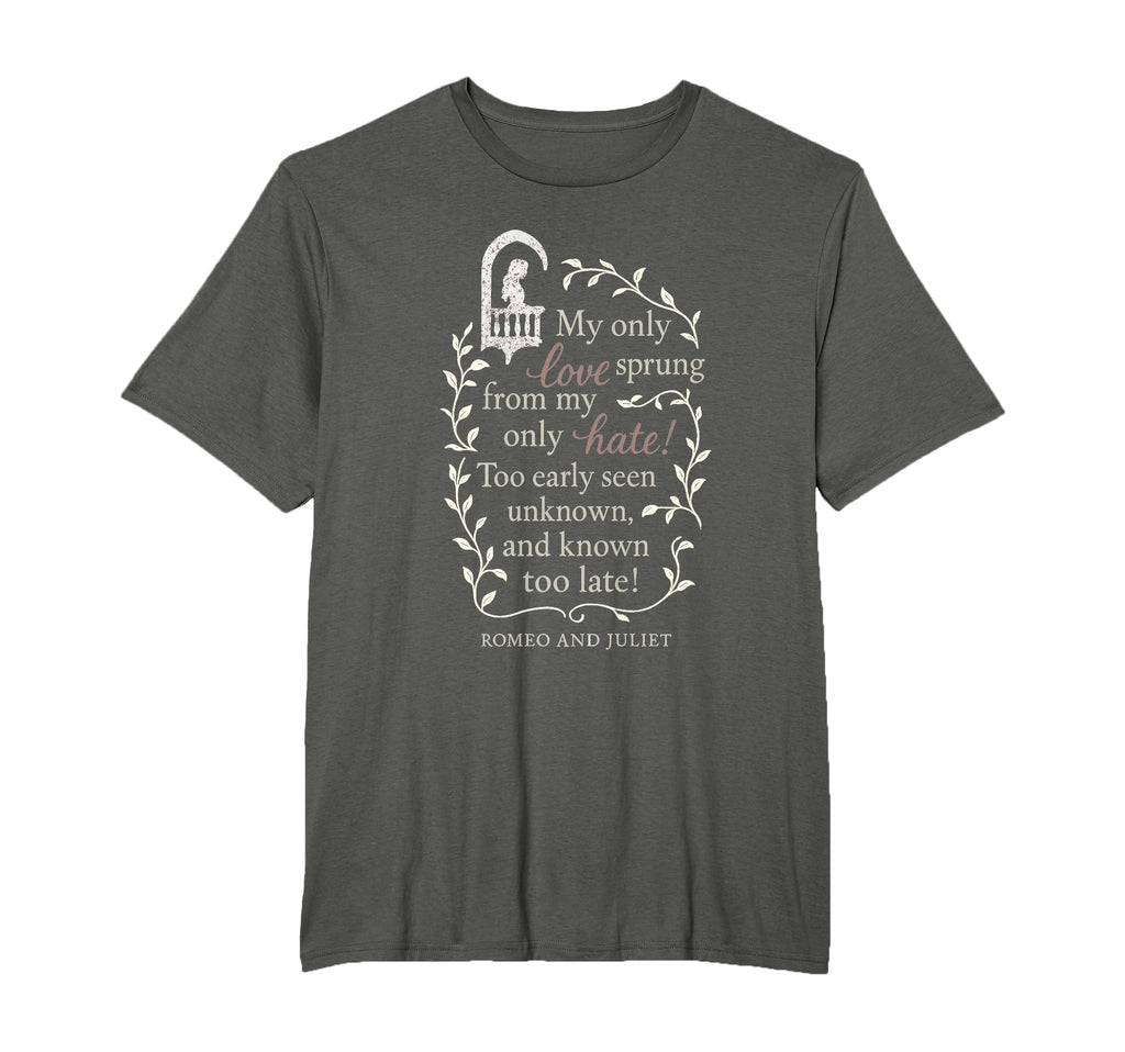 Romeo And Juliet Literary My Only Love T-Shirt - Unique Graphic for Adults - T-Shirt, Sweatshirt, Hoodie