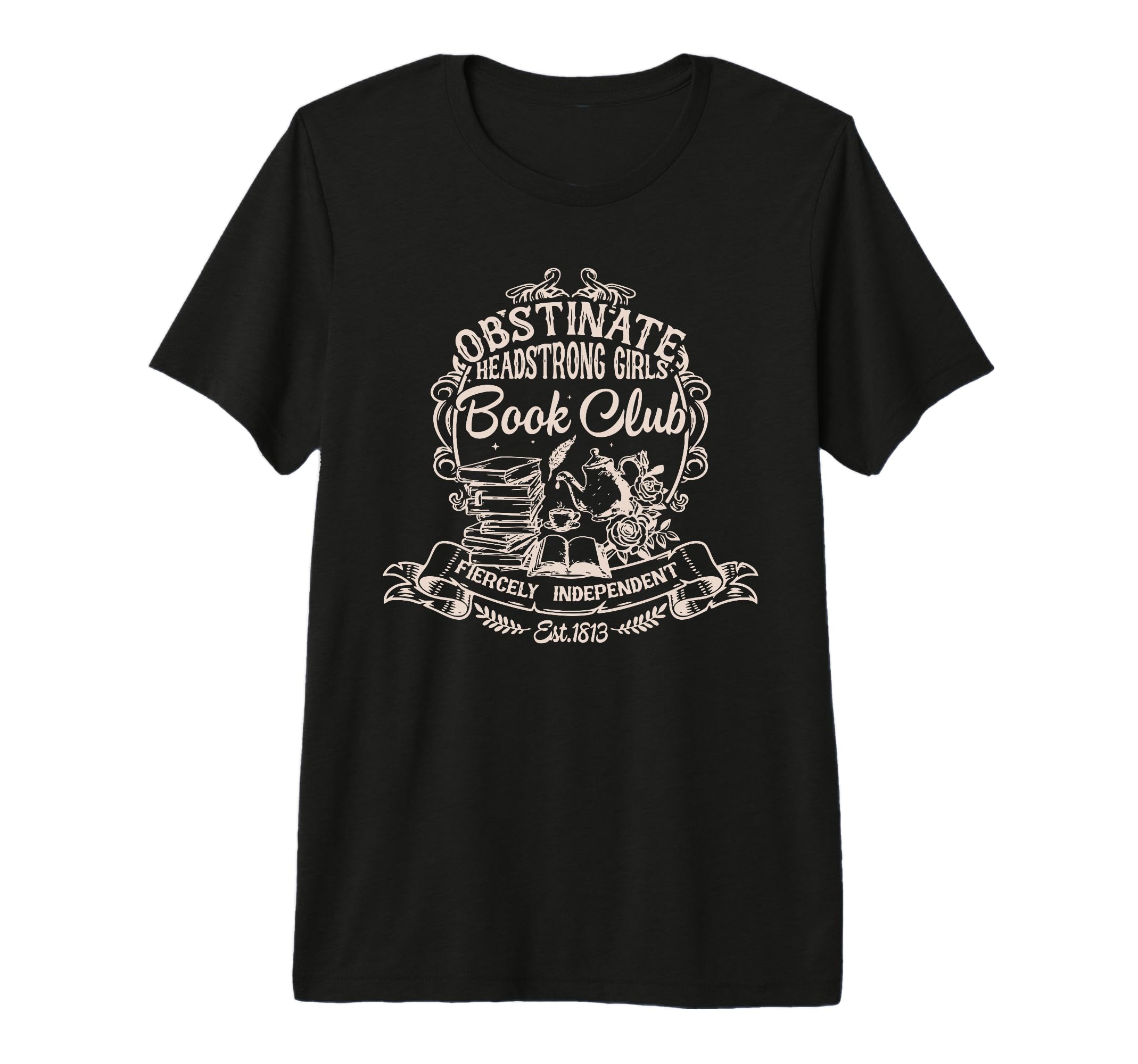 Obstinate Headstrong Book Club Jane T-Shirt - Minimalist Print for Adults - T-Shirt, Sweatshirt, Hoodie