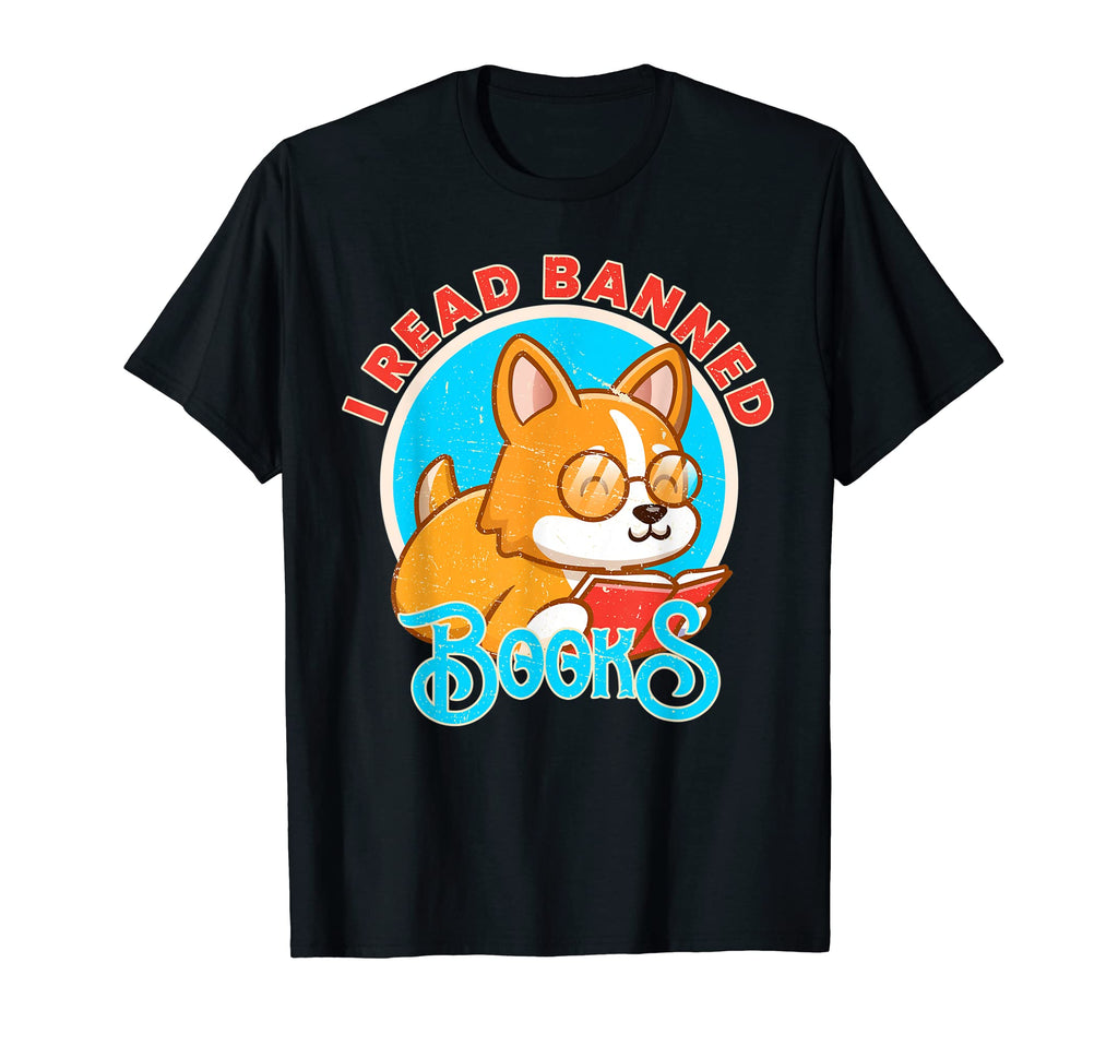 I Read Banned Books Funny T-Shirt - Casual Everyday Wear Men Women - T-Shirt, Sweatshirt, Hoodie