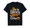 Library Boo Crew Halloween Books And T-Shirt - Minimalist Print Men Women - T-Shirt, Sweatshirt, Hoodie