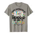 Easily Distracted Books Quilting Funny T-Shirt - Novelty Apparel Unisex - T-Shirt, Sweatshirt, Hoodie